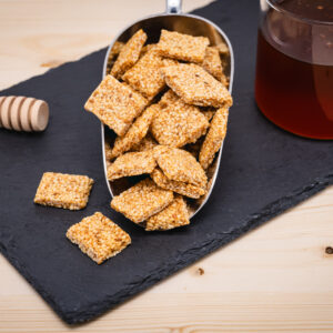 Φυσικό Παστέλι Μπουκιές ( Natural Sesame Snack Slice)
