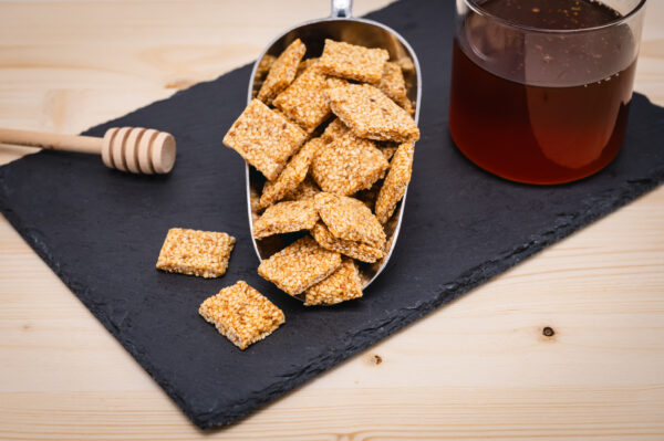 Φυσικό Παστέλι Μπουκιές ( Natural Sesame Snack Slice)